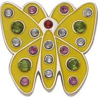 Yellow Butterfly Crystal Ball Marker