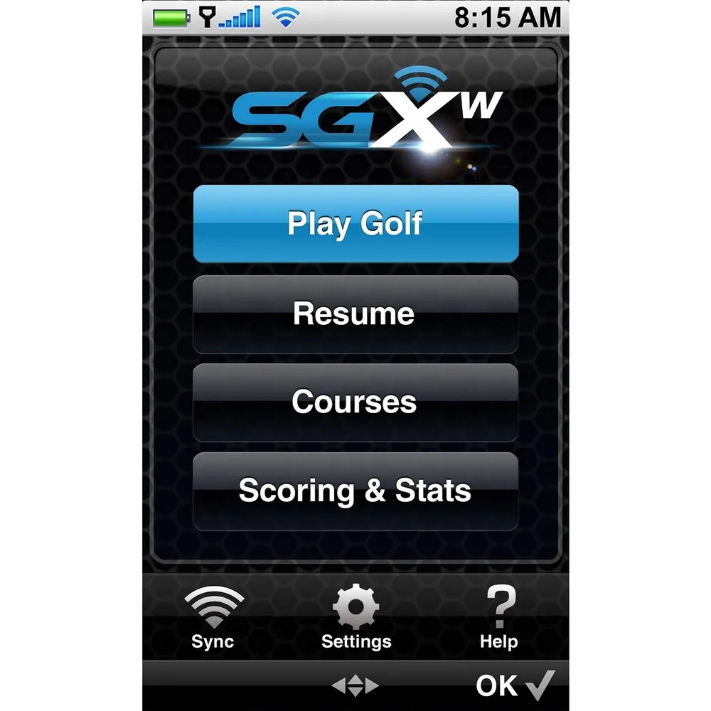 SkyCaddie SGXw GPS