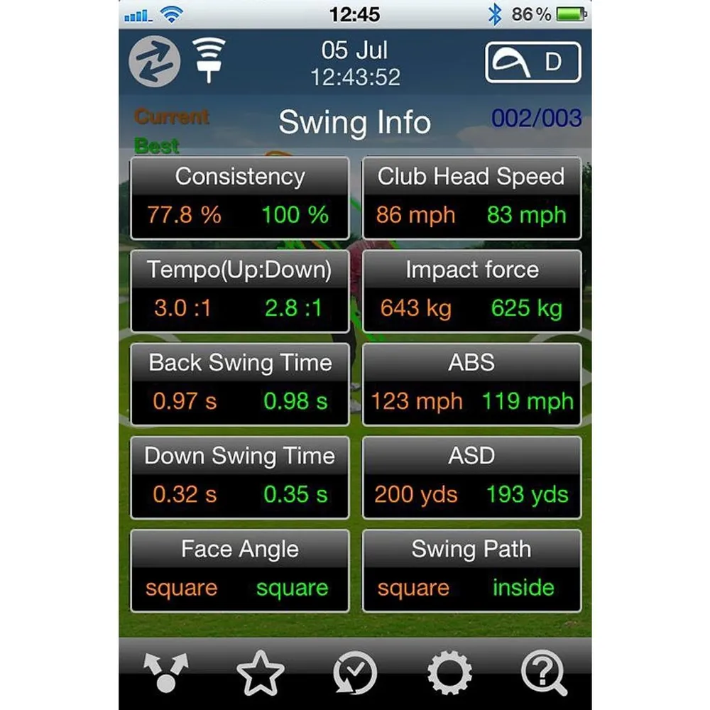 GSA PRO (Golf Swing Analyzer for Apple iOS)