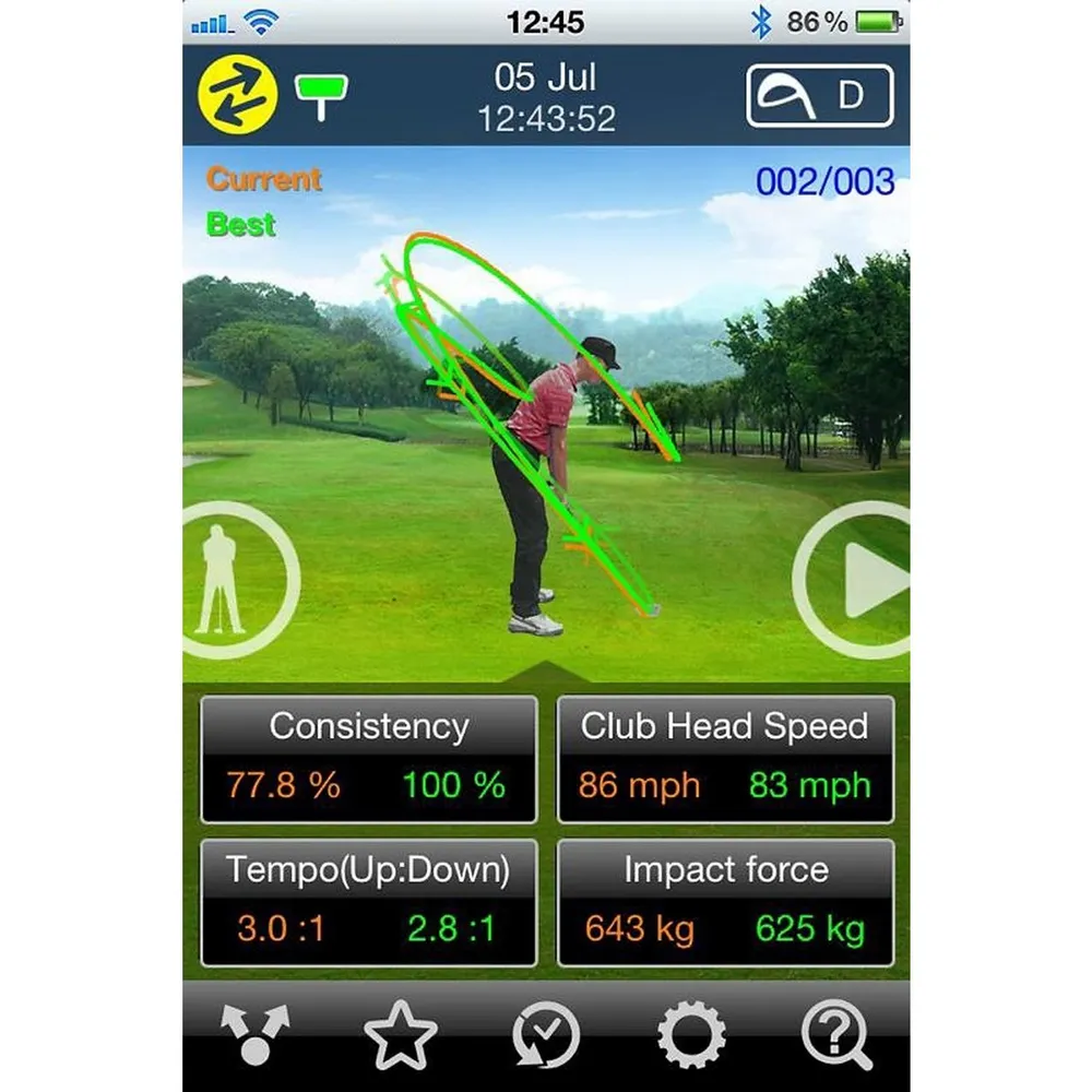 GSA PRO (Golf Swing Analyzer for Apple iOS)