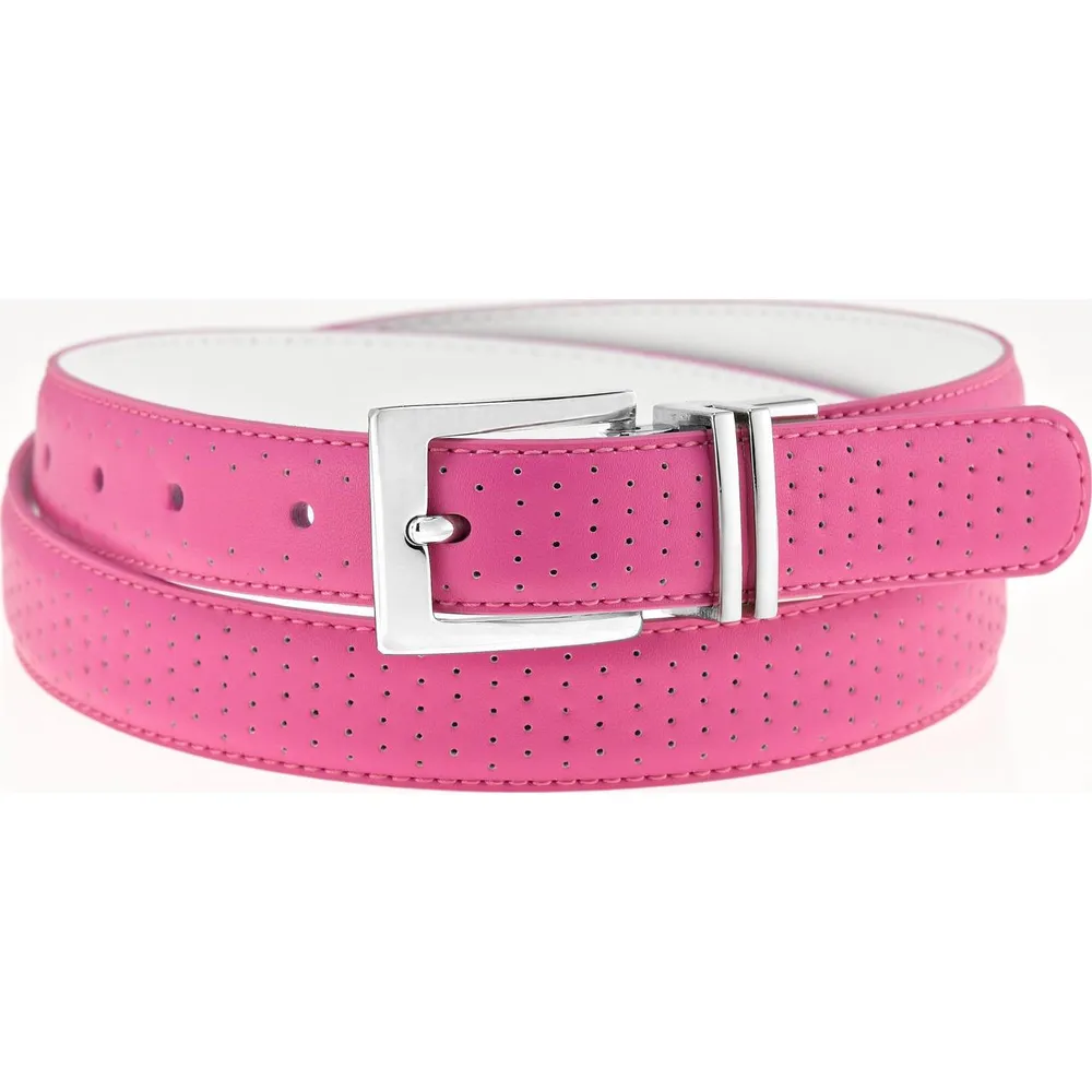 Women's Perforated to Smooth Reversible Belt