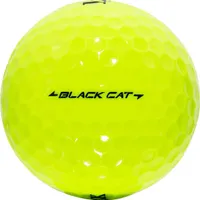 Black Cat Yellow Golf Balls