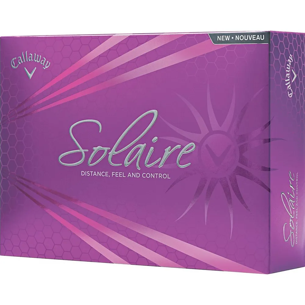 Solaire White Golf Balls