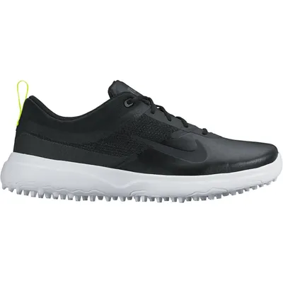 Women's Nike Akamai Spiked Golf Shoes - Black/Black-White/Pure Platinum