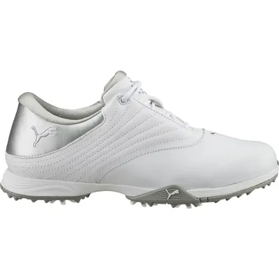 Women's Blaze Spiked Golf Shoes - White/Puma Silver