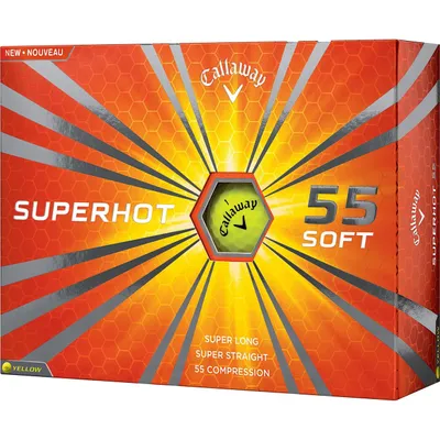 Superhot 55 Yellow Golf Balls