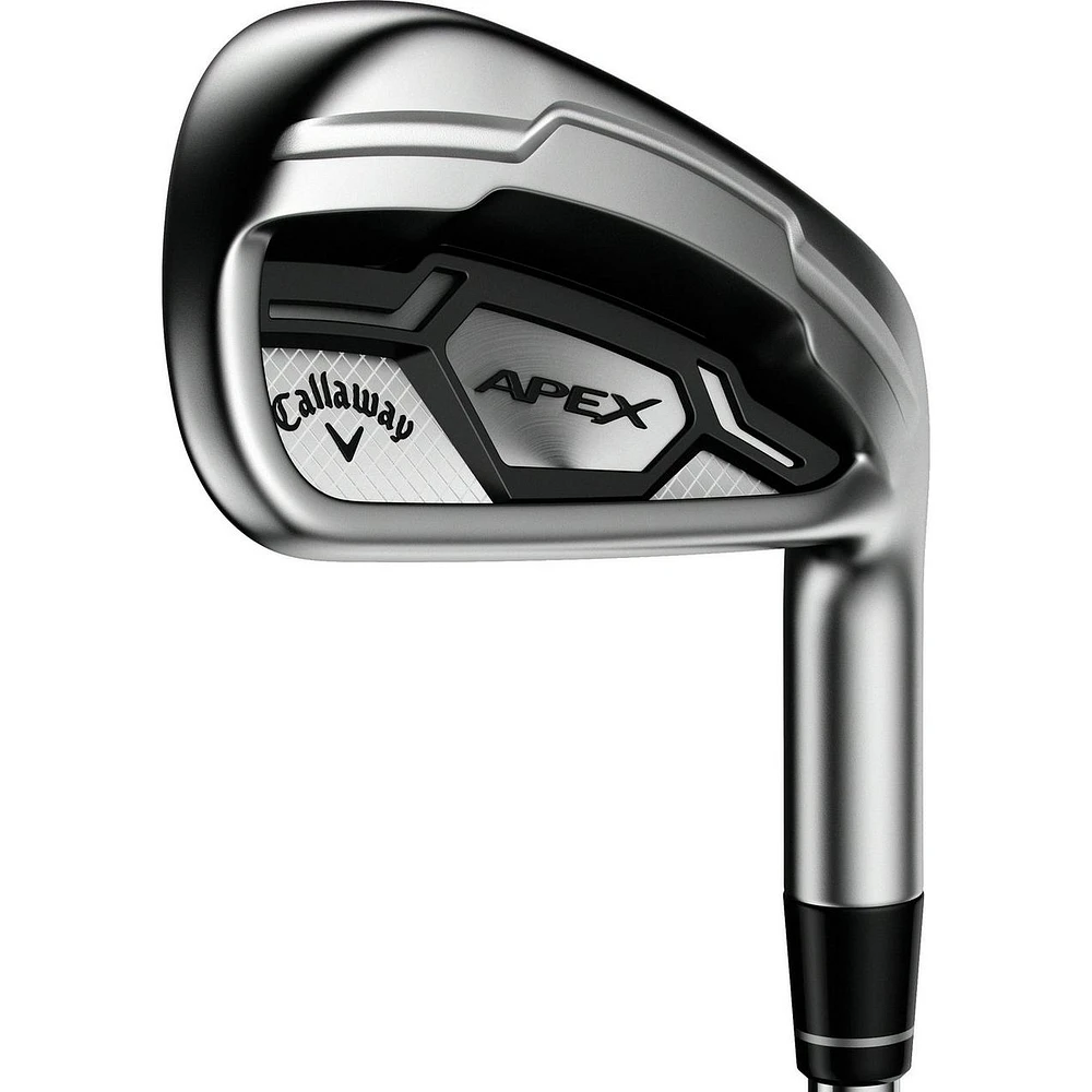 Apex CF 16 4-PW, AW Iron Set with Steel Shafts