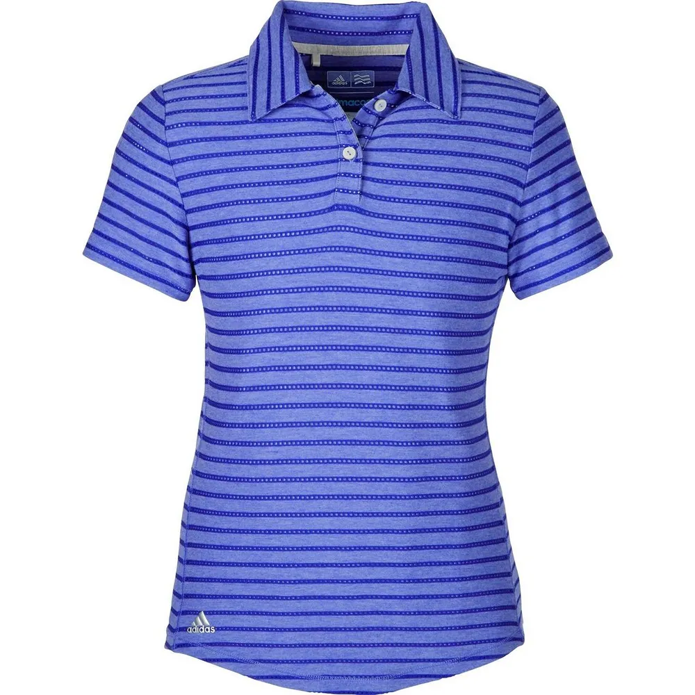 Junior Girl's Cotton Stripe Short Sleeve Polo