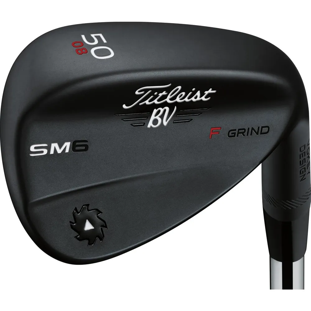 Vokey SM6 Jet Black Wedge with Steel Shaft