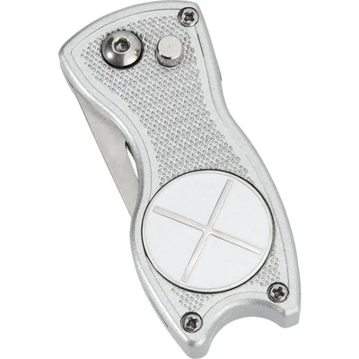 Metal Switchblade Divot Tool