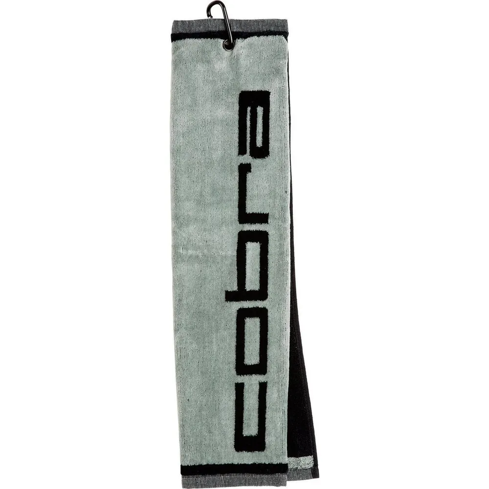 Cobra Tri-Fold Black/Grey Towel