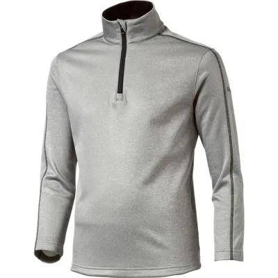 Boy's Fleece Core Quarter Zip Long Sleeve Mock