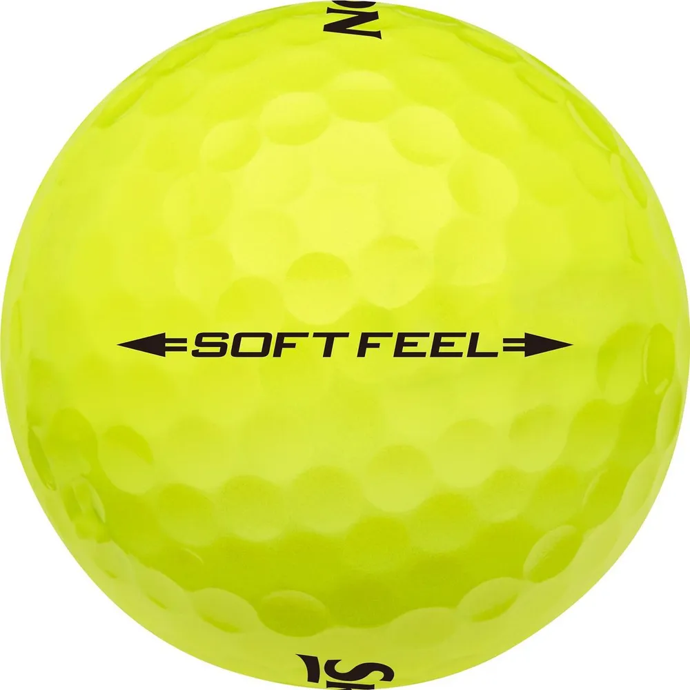 Soft Feel Tour Yellow Golf Balls