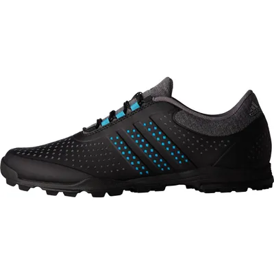 Women's Adipure Sport Spikeless Golf Shoes- Grey/Blue/Black