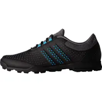 Women's Adipure Sport Spikeless Golf Shoes- Grey/Blue/Black