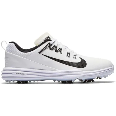 Women's Lunar Command Spiked Golf Shoe- White/Black