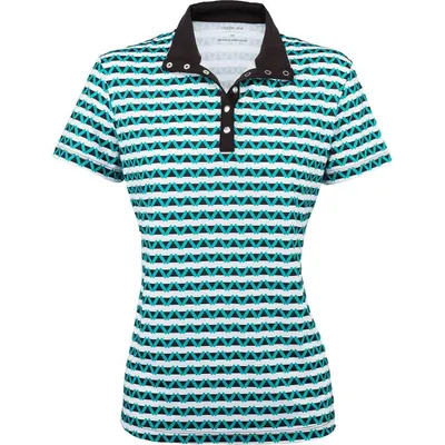 Women's Zig Zag Short Sleeve Polo