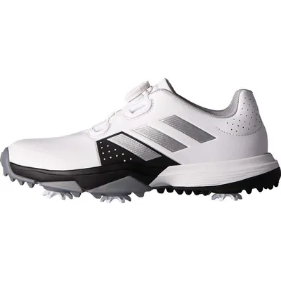 Junior's Adipower BOA Spiked Golf Shoe - White/Black