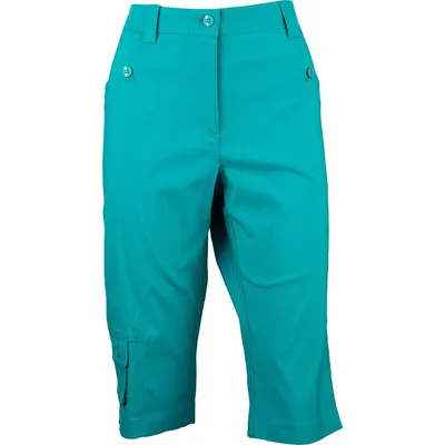 Women's Skinnylicious Fly Front Knee Capri