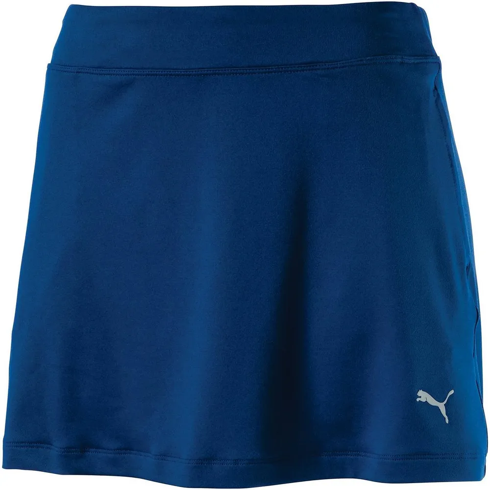 Womens Solid Knit Skort