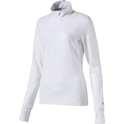 Womens Quarter Zip Long Sleeve Popover