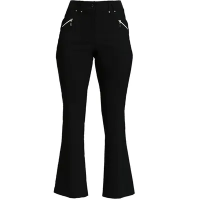 Women's Skinnylicious 41 Inch Fly Front Flare Pant