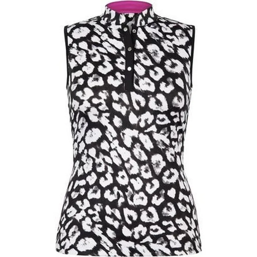 Women's Gabreilla Sleeveless Print Polo