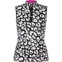 Women's Gabreilla Sleeveless Print Polo