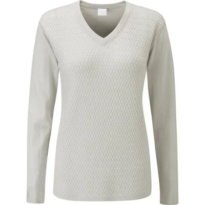 Women's Julienne V Neck Long Sleeve Sweater