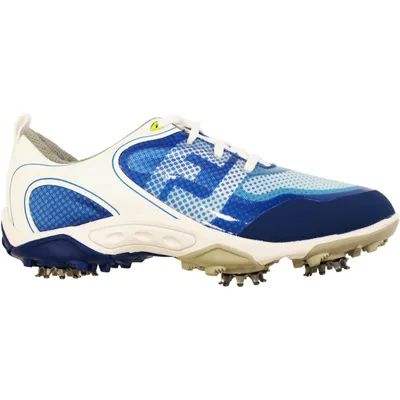 Junior Freestyle Spiked Golf Shoe - WHT/BLU