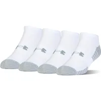 Men's Heatgear No Show Socks- 4Pack