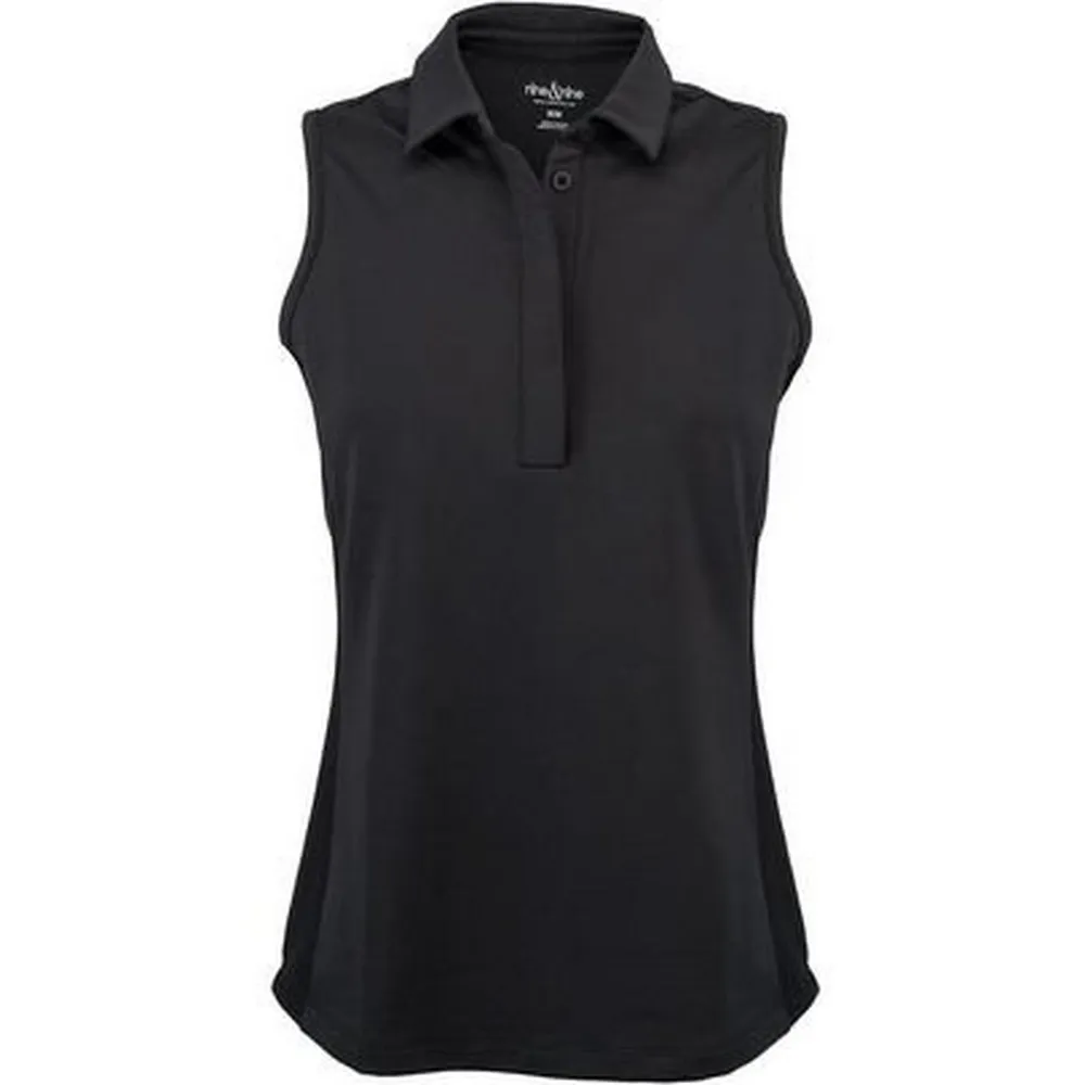 Women's Solid Sleeveless Racerback Polo