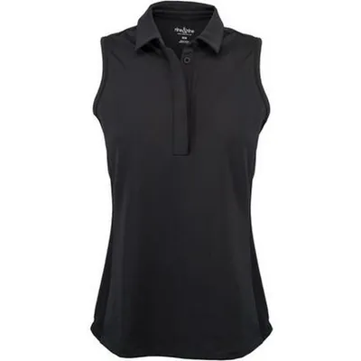 Women's Solid Sleeveless Racerback Polo