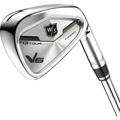 FG Tour V6 4-PW, AW Iron Set with Steel Shafts