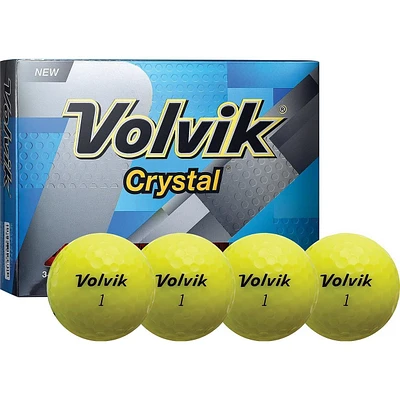 Crystal Golf Balls - Yellow
