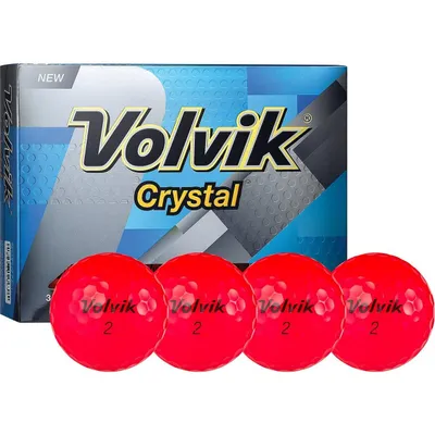 Crystal Red Golf Balls