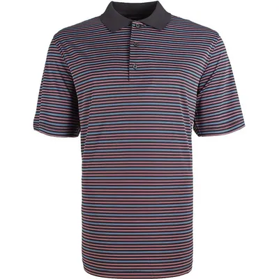 Men's Protek Microlux Stripe ShorT Sleeve Polo