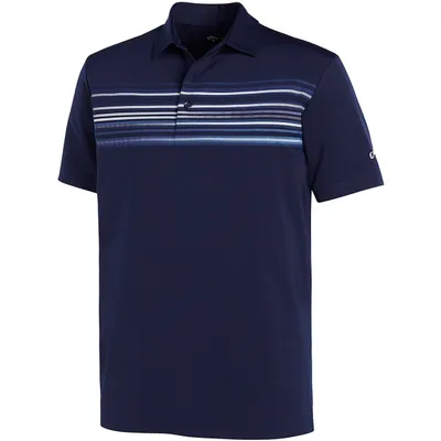 Men's Chest Print Short Sleeve Polo