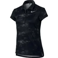 Girls Printed Short Sleeve Polo