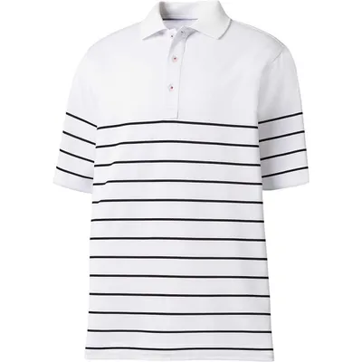 Men's Engineered Stripe Short Sleeve Polo