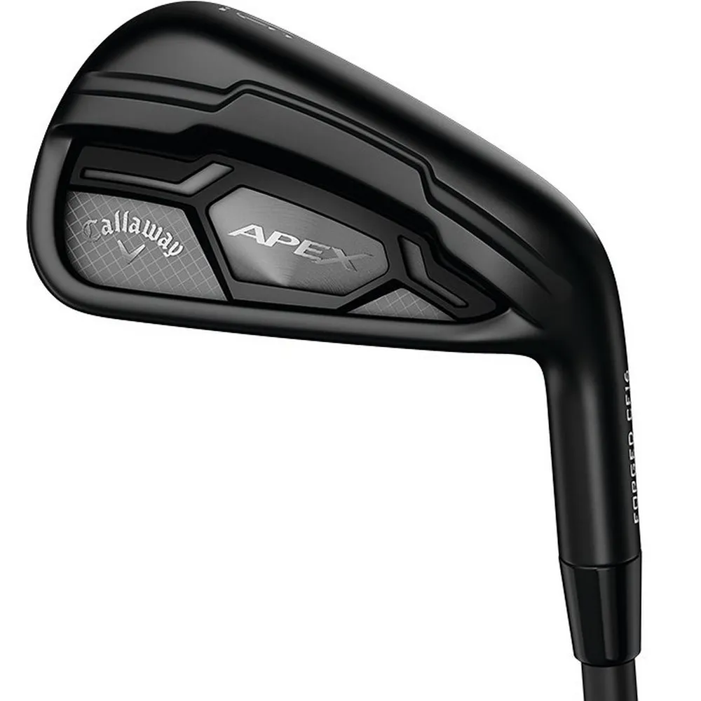 Apex CF16 Black 4-PW,AW Iron Set with Steel Shafts