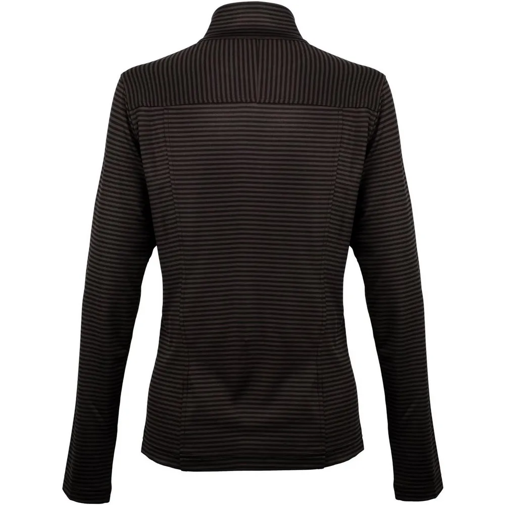 Women's Tonal Stripe Full Zip Mock