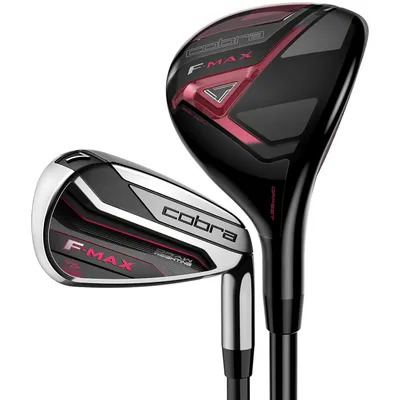 Women's F-MAX 4H, 5H, 6-PW, SW Combo Iron Set with Graphite Shafts