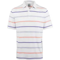 Men's Yarn Dyed Stretch Roadmap Short Sleeve Polo