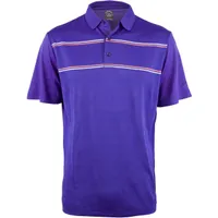 Men's Yarn Dyed Engineered Ventilated Short Sleeve Polo