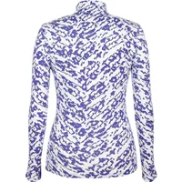 Womens Adele Printed Long Sleeve Mock