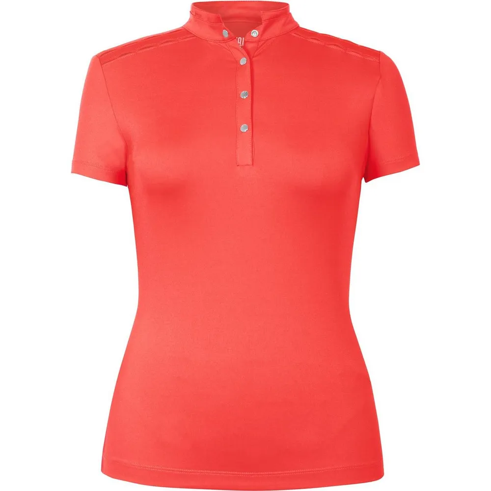 Womens Karen Solid Short Sleeve Top