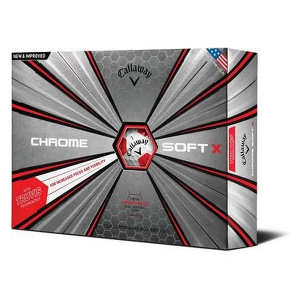 Chrome Soft X Truvis Golf Balls