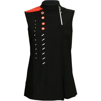 Women's Asymmetrical Detail Sleeveless Top