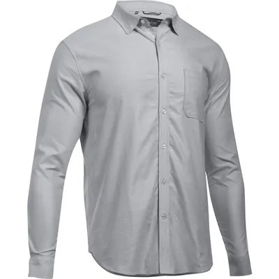 Men's Performance Fall Oxford Long Sleeve Polo